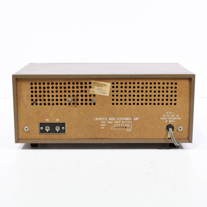 Lafayette Explor-Air Mark V Five-Band Radio Receiver SW ShortWave (1967)-Stereo Tuner-SpenCertified-vintage-refurbished-electronics