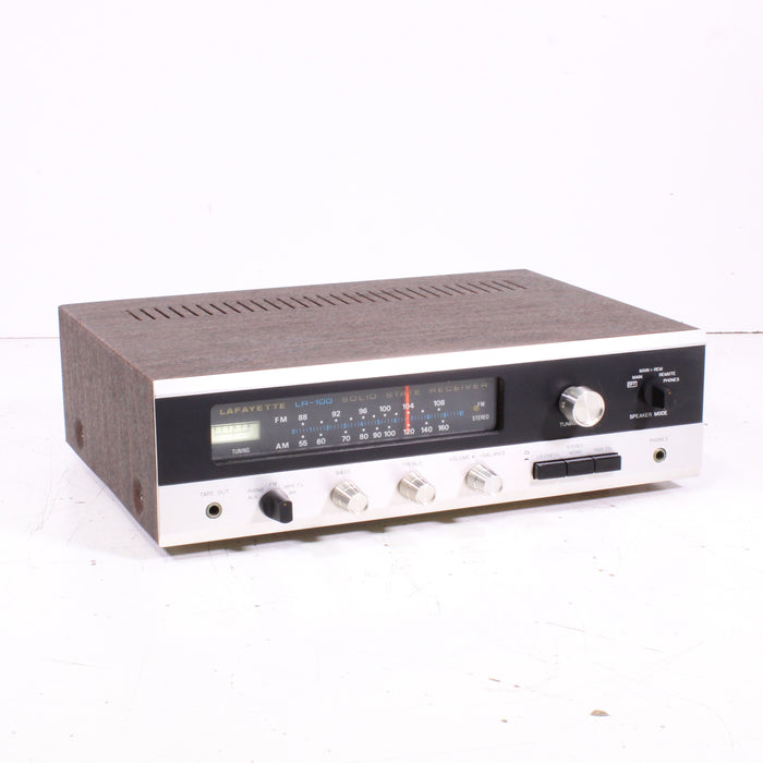 Lafayette LR-100 Solid State Stereo Receiver Silver Face AM/FM Vintage-Audio & Video Receivers-SpenCertified-vintage-refurbished-electronics