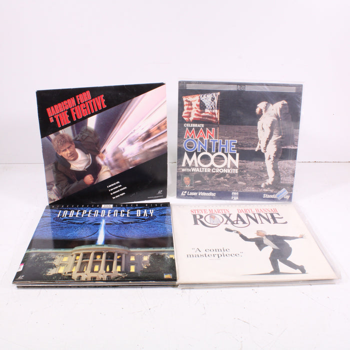 LaserDiscs Classic Films Collection Bundle of 8 (Roxanne, Independence Day and More)-LaserDisc Movie-SpenCertified-vintage-refurbished-electronics