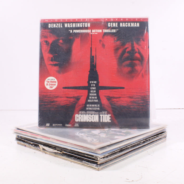 LaserDiscs Classic Films Collection Bundle of 9 (Crimson Tide, Crocodile Dundee and More)-LaserDisc Movie-SpenCertified-vintage-refurbished-electronics