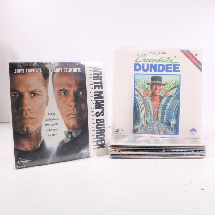 LaserDiscs Classic Films Collection Bundle of 9 (Crimson Tide, Crocodile Dundee and More)-LaserDisc Movie-SpenCertified-vintage-refurbished-electronics
