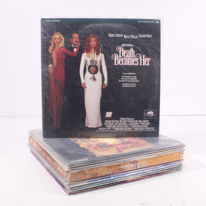 LaserDiscs Movie Collection Bundle of 9 (Death Becomes Her, Basic Instinct and More)-LaserDisc Movie-SpenCertified-vintage-refurbished-electronics