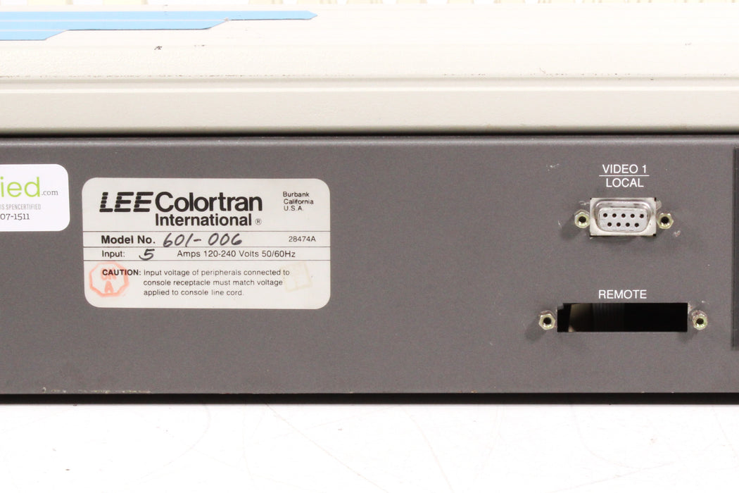 Lee Colortran Scene Master 60 Plus Lighting Control System Console (1990)-Electronics Accessories-SpenCertified-vintage-refurbished-electronics
