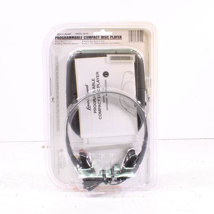 Lennox Sound CD-50 Programmable Portable Compact CD Player (Sealed in Original Packaging)-CD Players & Recorders-SpenCertified-vintage-refurbished-electronics