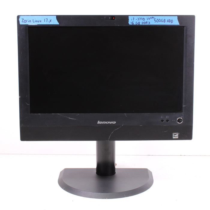 Lenovo ThinkCentre i7-3770 3.4GHz 16GB DDR3 20" Computer Zorin Linux 17.x-Computer-SpenCertified-vintage-refurbished-electronics