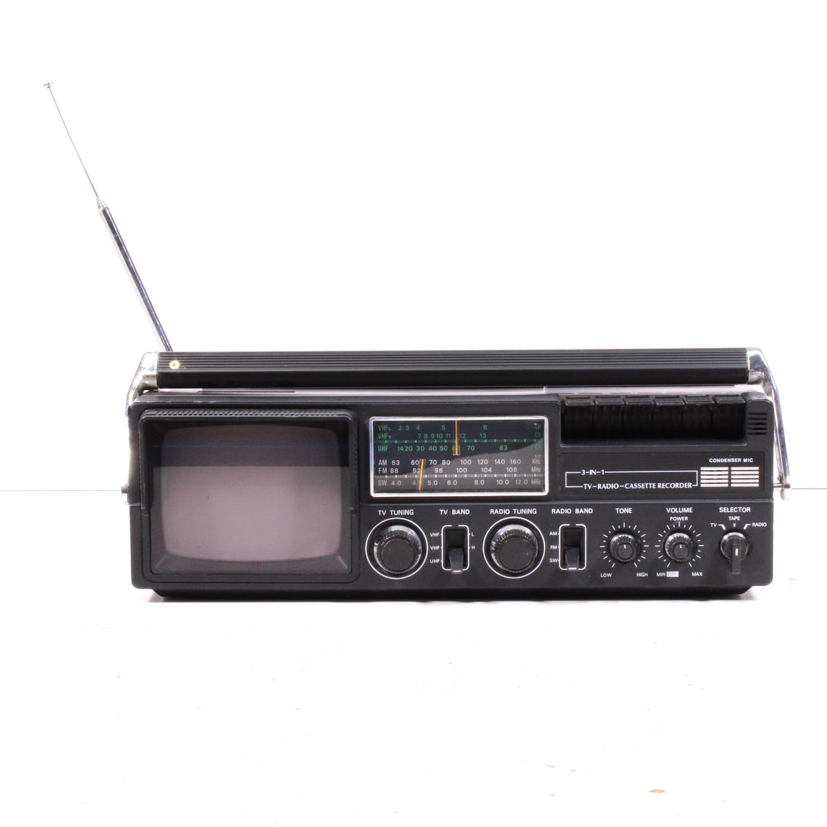 Liberty SN-500 Portable 3-In-1 TV Radio Cassette Recorder (1980s Liberty SN-500 Portable 3-In-1 TV Radio Cassette Recorder (1980s