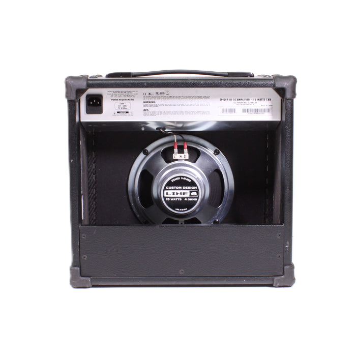Line 6 Spider III 15 15W 1x8 Guitar Modeling Combo Amplifier-Musical Instrument Amplifiers-SpenCertified-vintage-refurbished-electronics