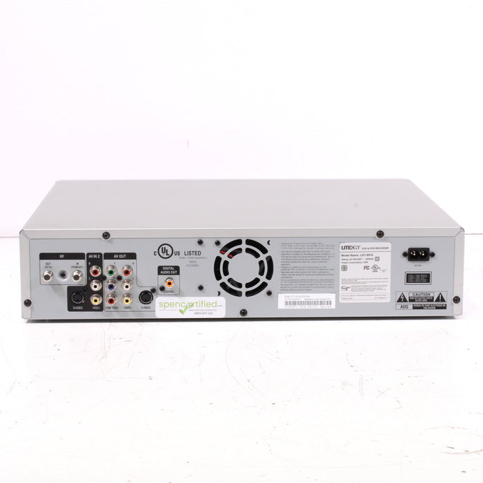 Lite-On LVC-9016G VCR DVD Combo Recorder VHS to DVD Converter Silver (2005)-VCRs-SpenCertified-vintage-refurbished-electronics