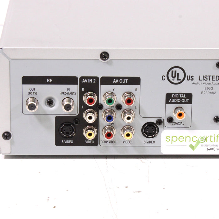 Lite-On LVC-9016G VCR DVD Combo Recorder VHS to DVD Converter Silver (2005)-VCRs-SpenCertified-vintage-refurbished-electronics