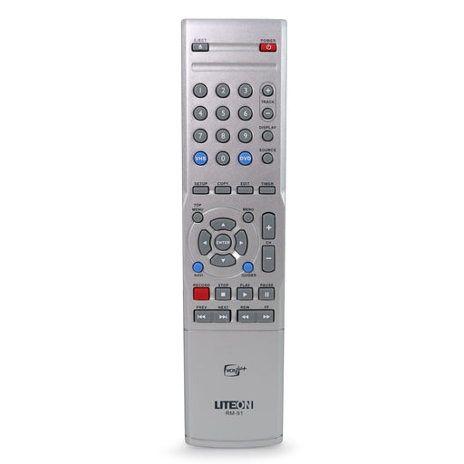 LiteOn RM-91 VCR/DVD Recorder Remote Control For Model LVC9015G and More-Remote-SpenCertified-refurbished-vintage-electonics