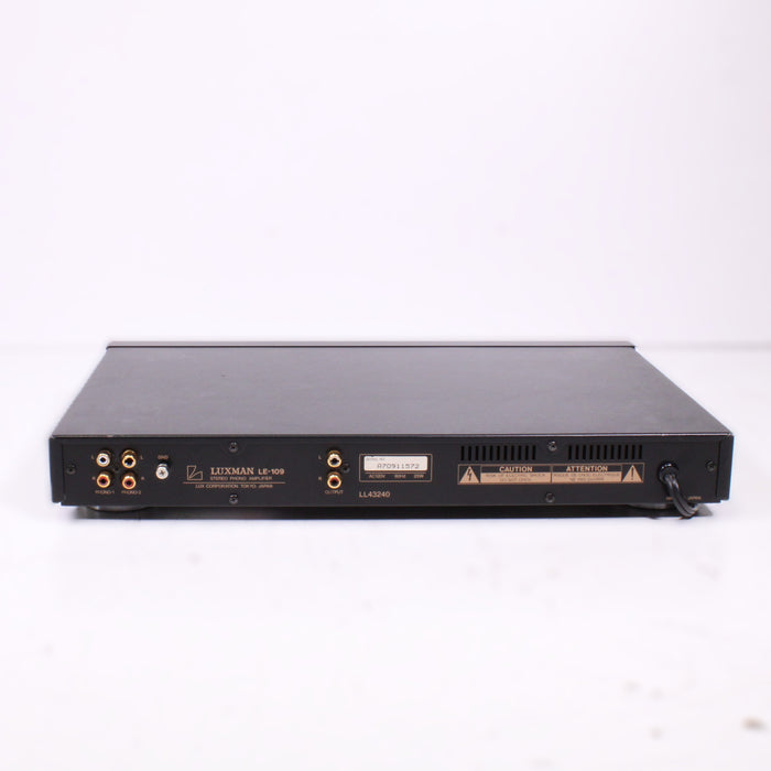Luxman LE-109 Stereo Phono Preamplifier-Phono Preamps-SpenCertified-vintage-refurbished-electronics