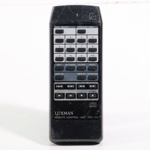 Luxman RDC-114 Remote Control for Multi-Disc CD Player-Remote Controls-SpenCertified-vintage-refurbished-electronics