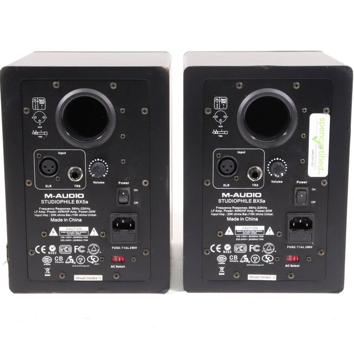 M-Audio Studiophile BX5a Speaker Pair-Speakers-SpenCertified-vintage-refurbished-electronics