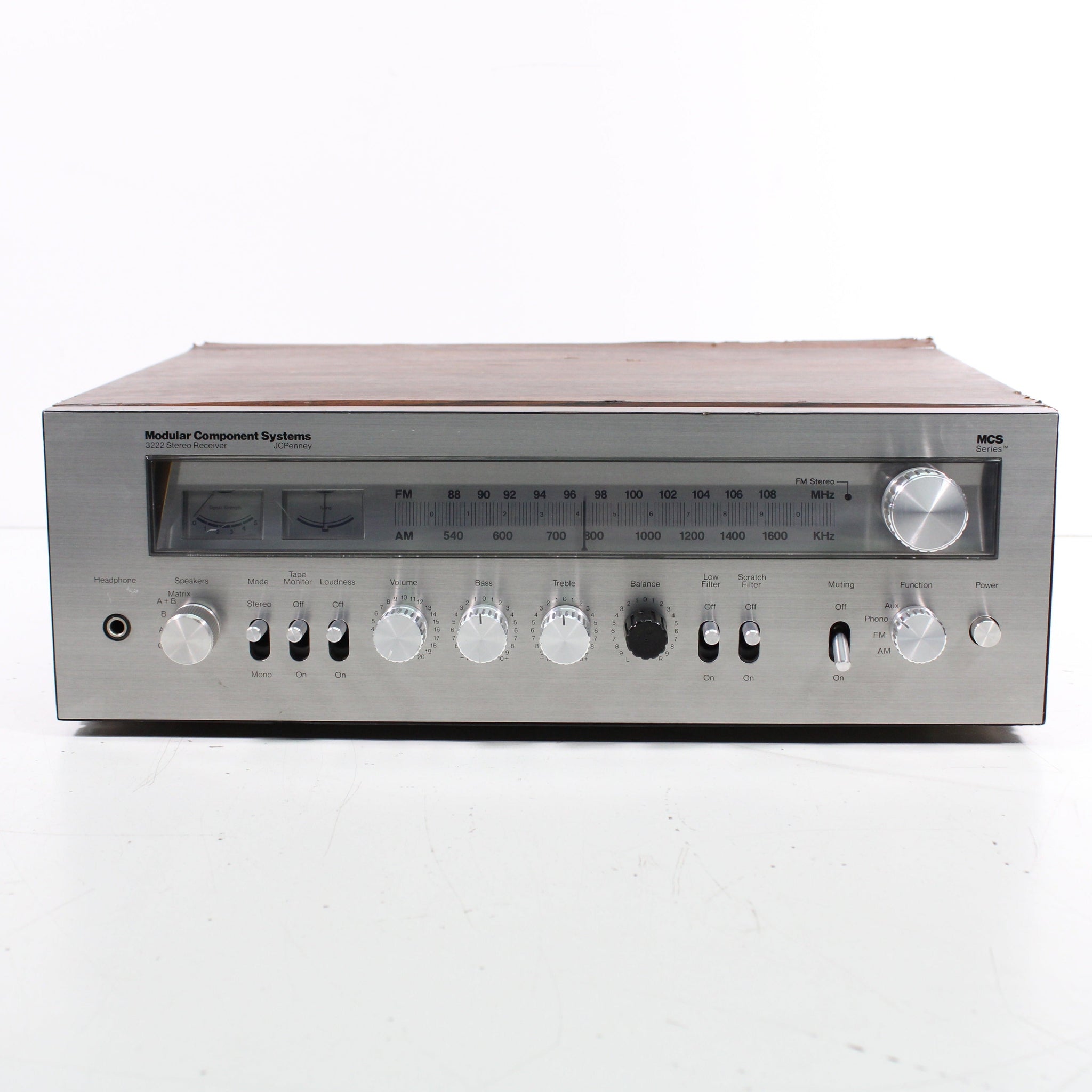Audio Receiver Component System MCS Modular Component System 3222 AM FM Stereo Receiver (AS IS)