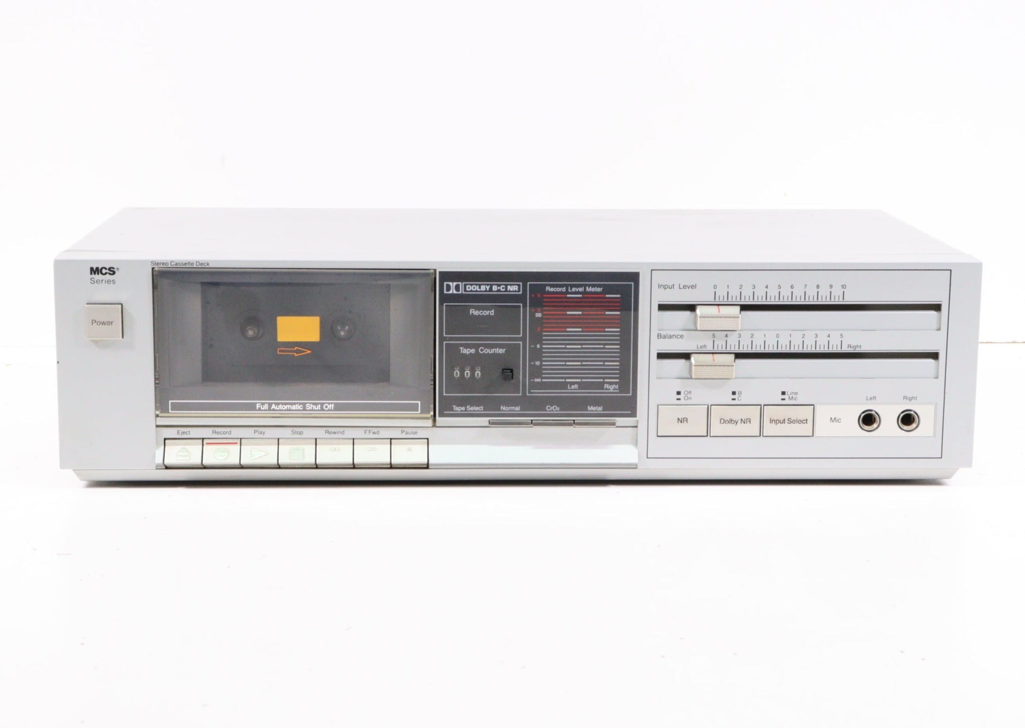 Componet Player MCS Modular Component System 683-2270D Stereo Cassette Deck