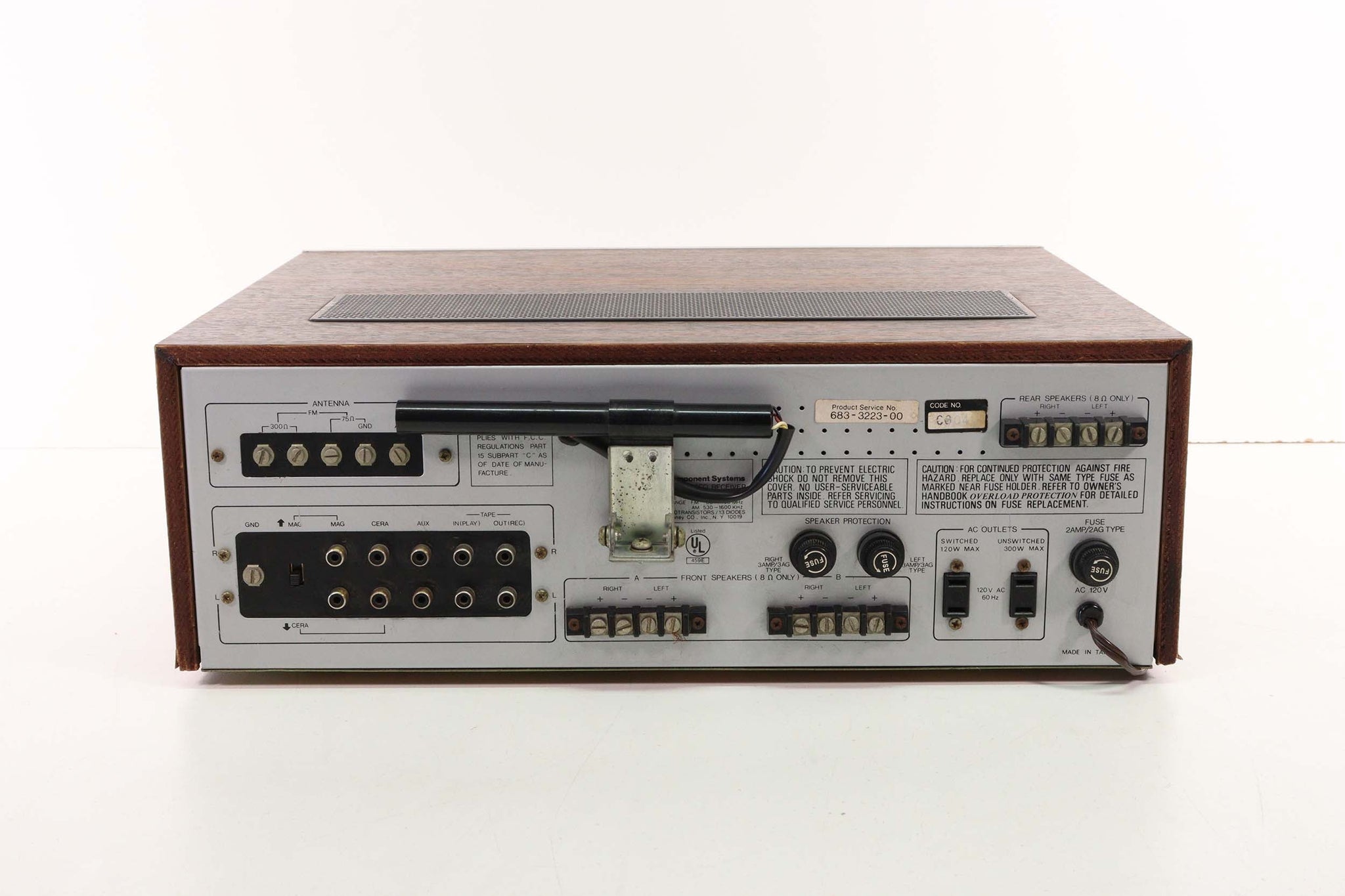 Audio Receiver Component System MCS Modular Component Systems 3223 Stereo Receiver (No Power)