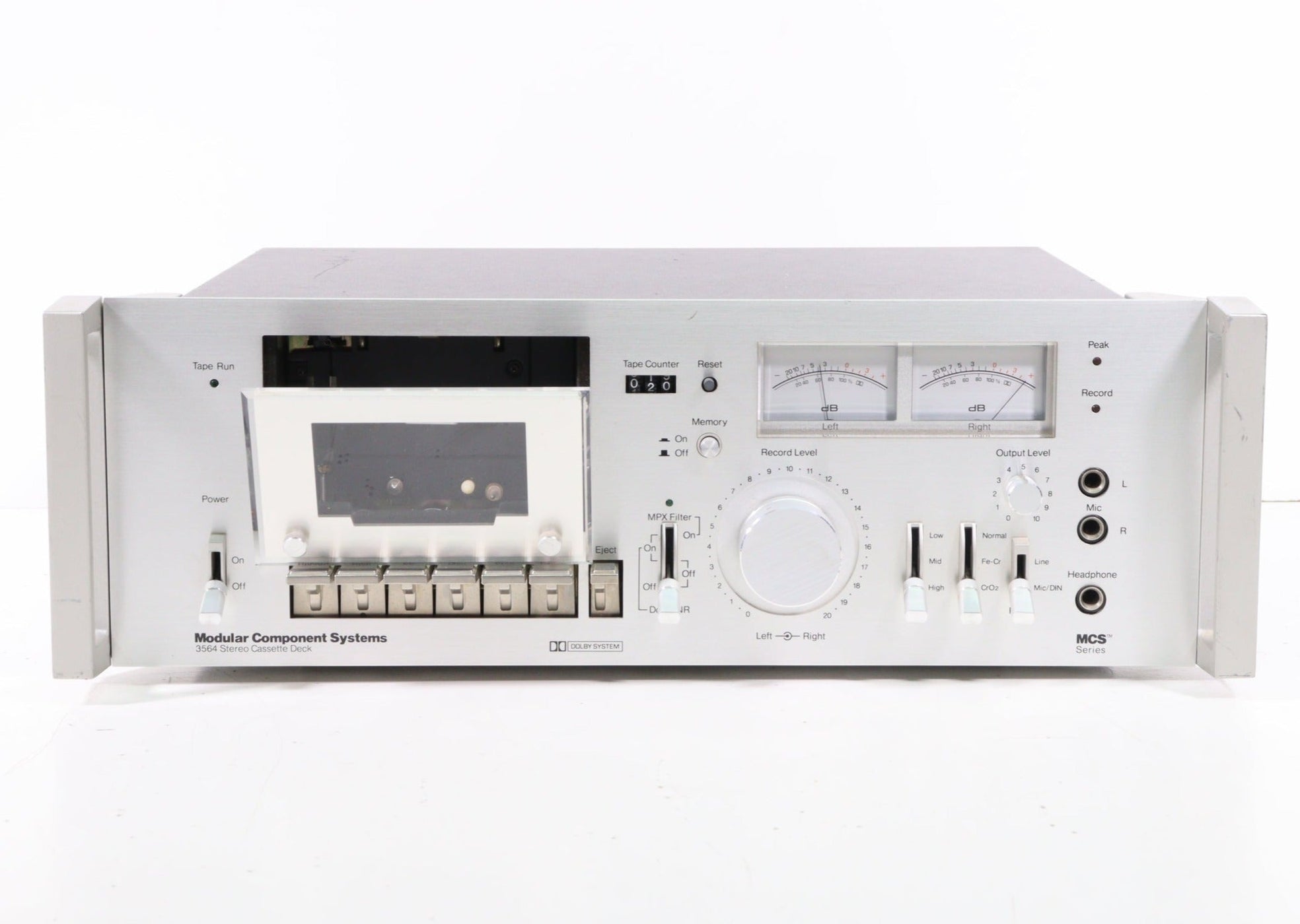 MCS Modular Component Systems 3564 Stereo Cassette Deck (HAS ISSUES ...