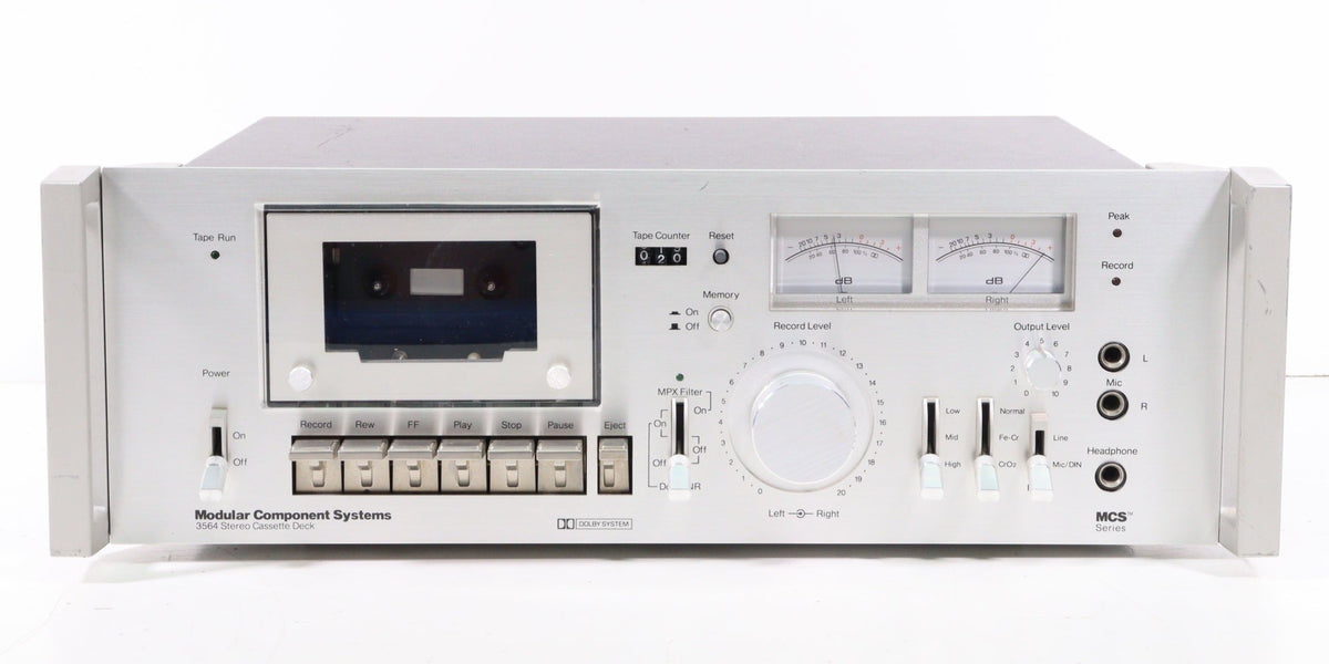 MCS Modular Component Systems 3564 Stereo Cassette Deck (HAS ISSUES ...