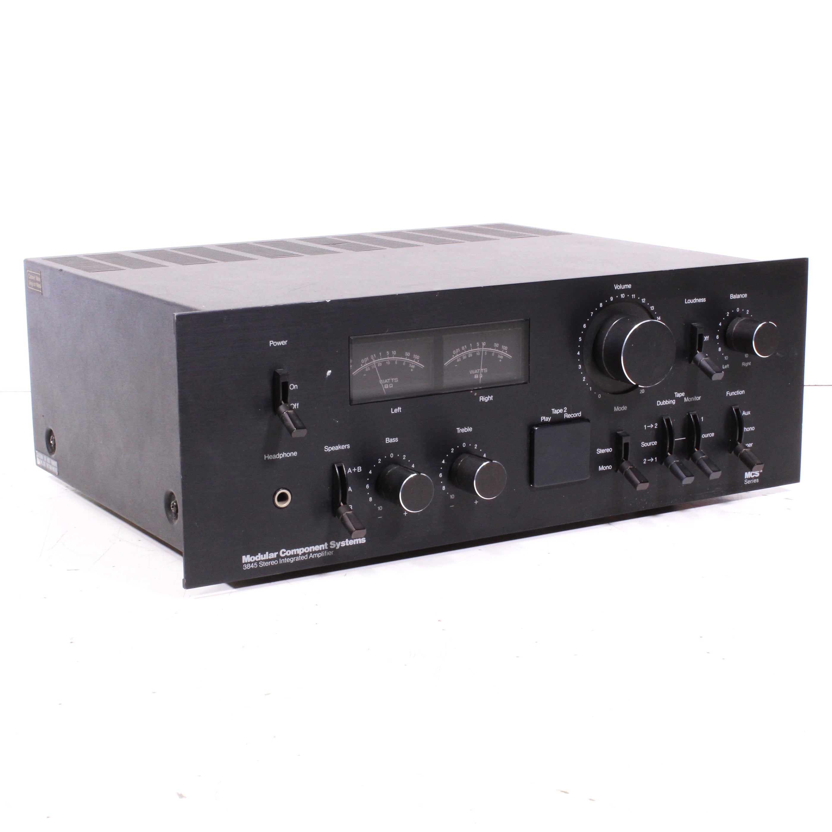 MCS Modular Component Systems 3845 Stereo Integrated Amplifier with Ph ...