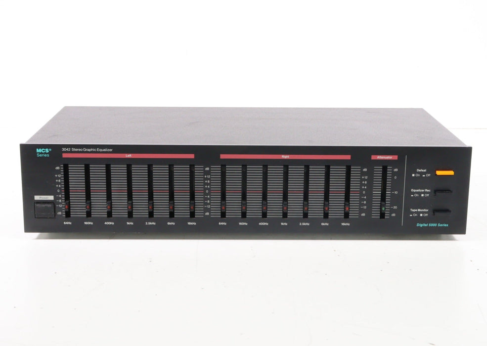 MCS Series 3040 Stereo Graphic Equailizer-Equalizers-SpenCertified-vintage-refurbished-electronics