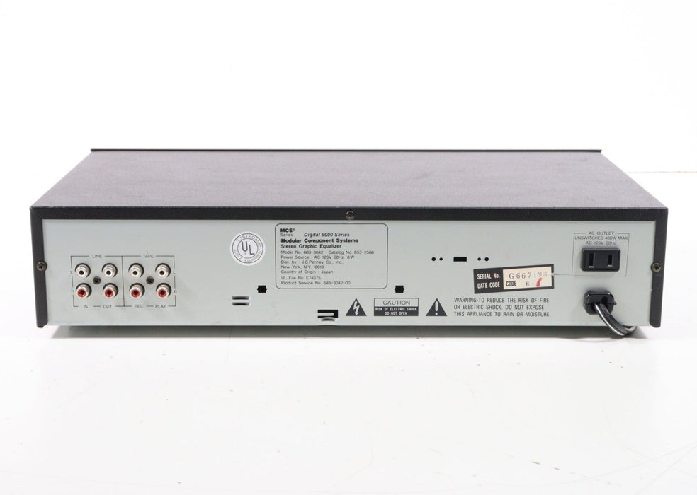 MCS Series 3040 Stereo Graphic Equailizer-Equalizers-SpenCertified-vintage-refurbished-electronics