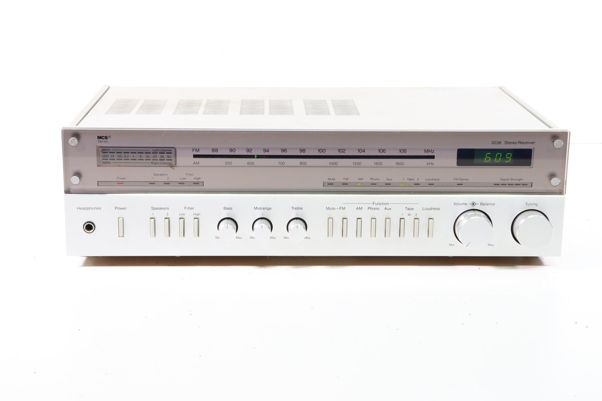 MCS Series 3236 Vintage FM AM Stereo Receiver — SpenCertified