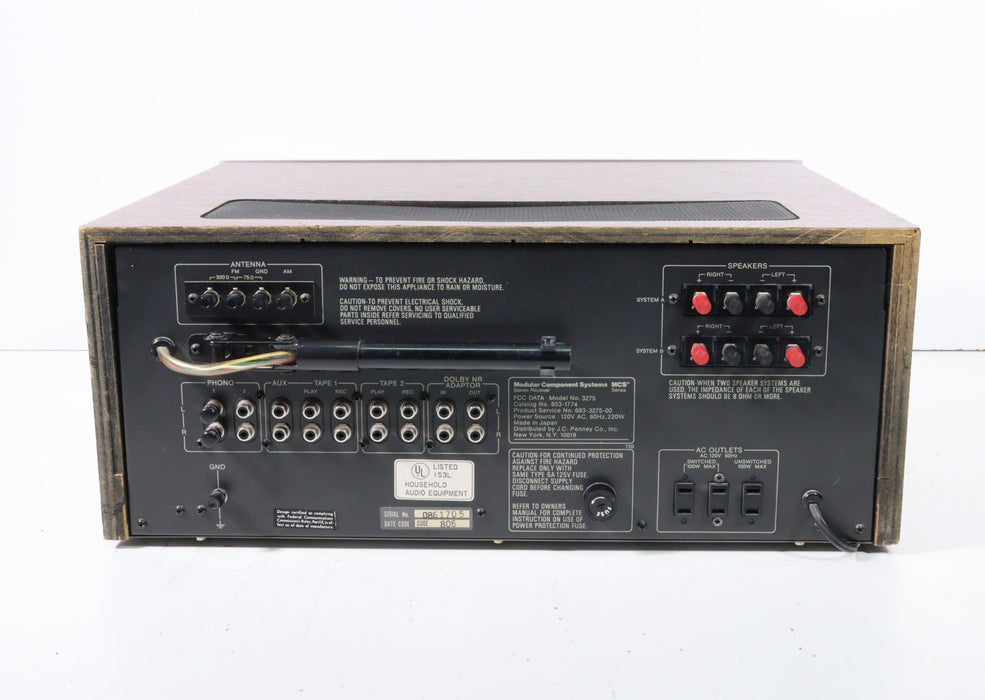 MCS Series 3275 Vintage FM AM Stereo Receiver-Audio & Video Receivers-SpenCertified-vintage-refurbished-electronics