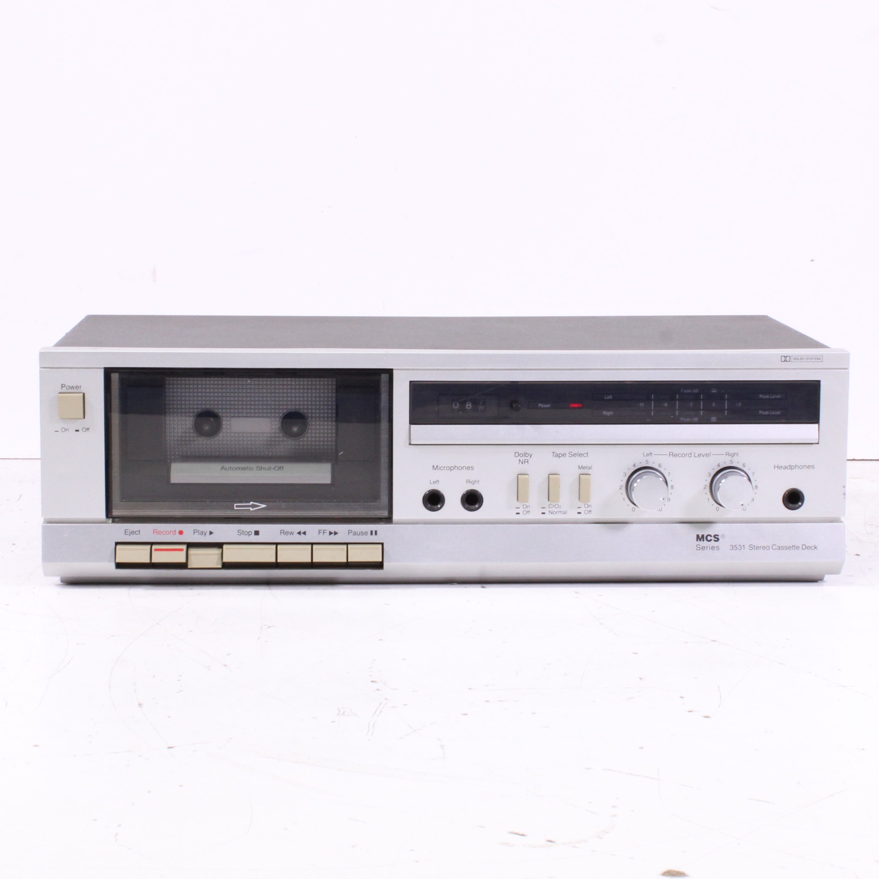 MCS Series 3531 Stereo Cassette Deck (1979–1981) — SpenCertified