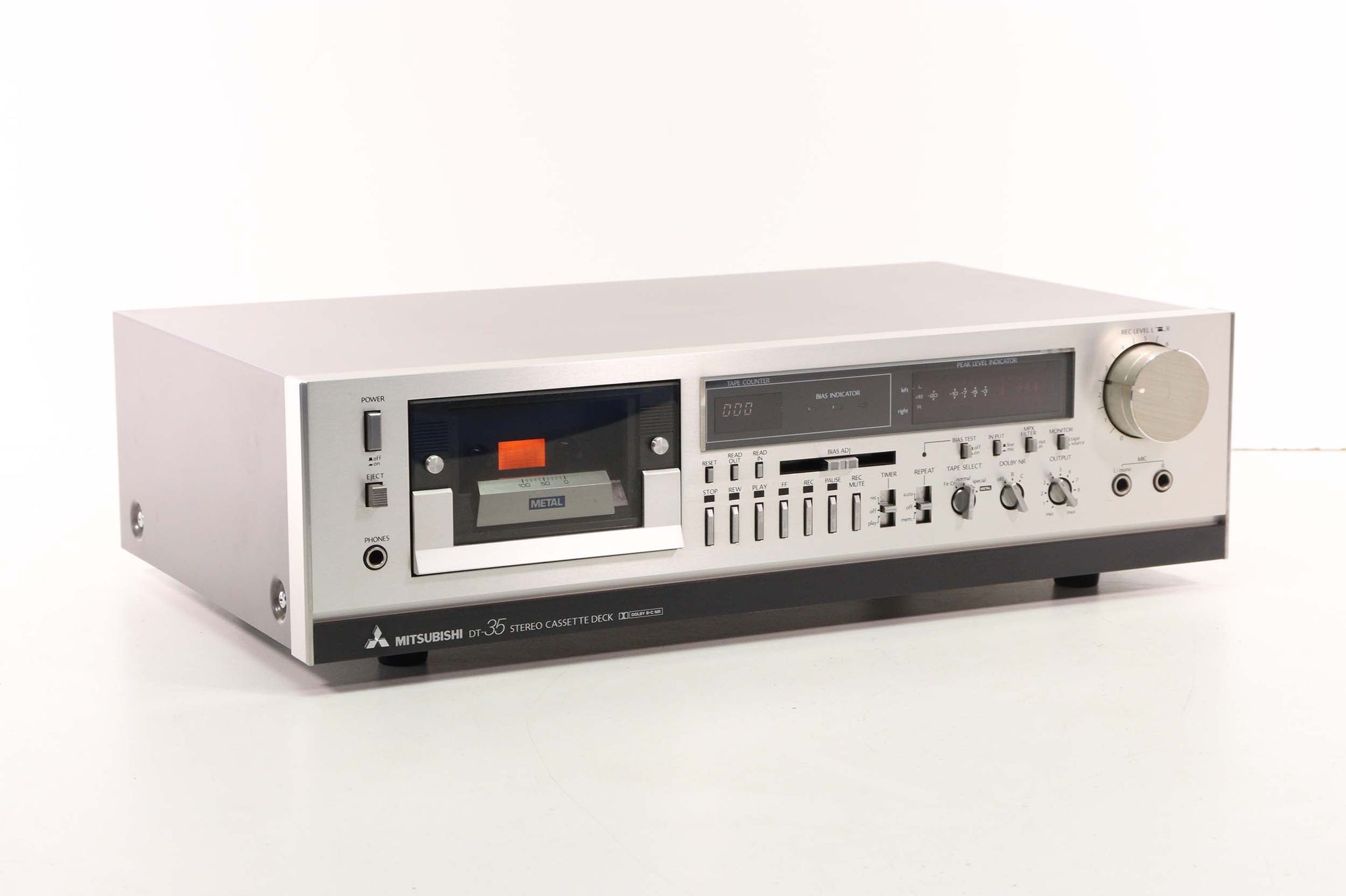 MITSUBISHI DT35 Stereo Cassette Deck (No Fast Forward/Rewind)