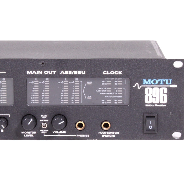 MOTU 896 FireWire Rackmount Audio Interface 8-Channel-Musical Instrument Amplifiers-SpenCertified-vintage-refurbished-electronics