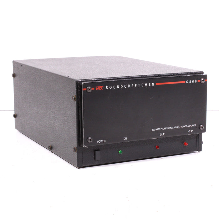 MTX Soundcraftsmen S860 Professional Mosfet Power Amplifier-Power Amplifiers-SpenCertified-vintage-refurbished-electronics