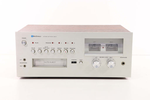 MacDonald Model 6400 Stereo 8-Track Deck/Recorder-Electronics-SpenCertified-vintage-refurbished-electronics