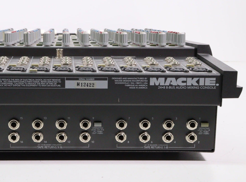 Mackie 220W Power Supply and 24x8x2 8-Bus Mixing Console Bundle ...