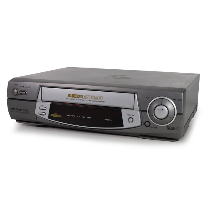 Magnasonic MVC653 VCR/VHS Player/Recorder with 4-Head Hi-Fi Stereo-Electronics-SpenCertified-refurbished-vintage-electonics
