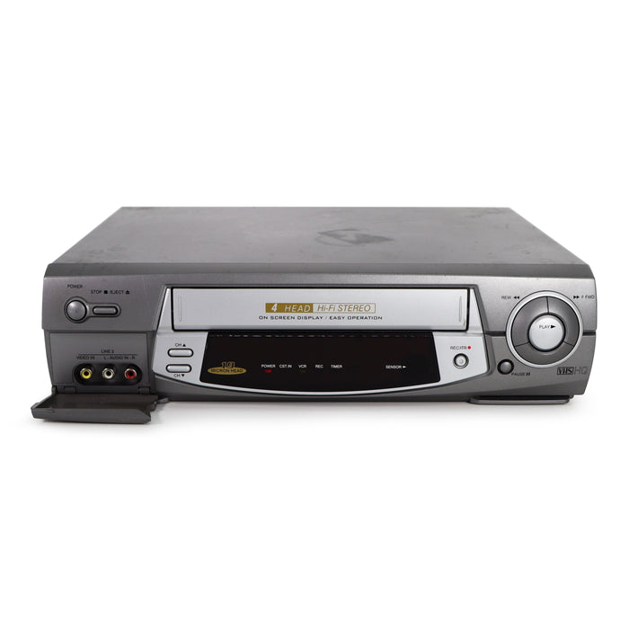 Magnasonic MVC653 VCR/VHS Player/Recorder with 4-Head Hi-Fi Stereo-Electronics-SpenCertified-refurbished-vintage-electonics
