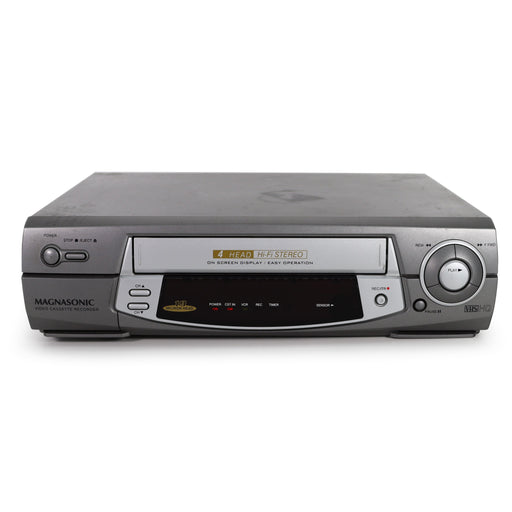 Magnasonic MVC653 VCR/VHS Player/Recorder with 4-Head Hi-Fi Stereo-Electronics-SpenCertified-refurbished-vintage-electonics