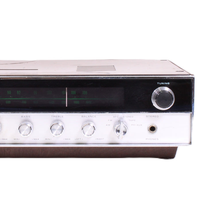 Magnavox 1V9053 AM/FM Stereo 8-Track Home Audio System Woodgrain with Phono-Radios-SpenCertified-vintage-refurbished-electronics