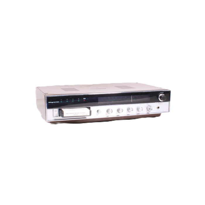 Magnavox 1V9053 AM/FM Stereo 8-Track Home Audio System Woodgrain with Phono-Radios-SpenCertified-vintage-refurbished-electronics