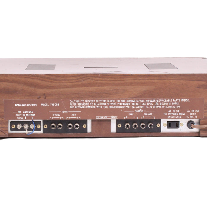 Magnavox 1V9053 AM/FM Stereo 8-Track Home Audio System Woodgrain with Phono-Radios-SpenCertified-vintage-refurbished-electronics