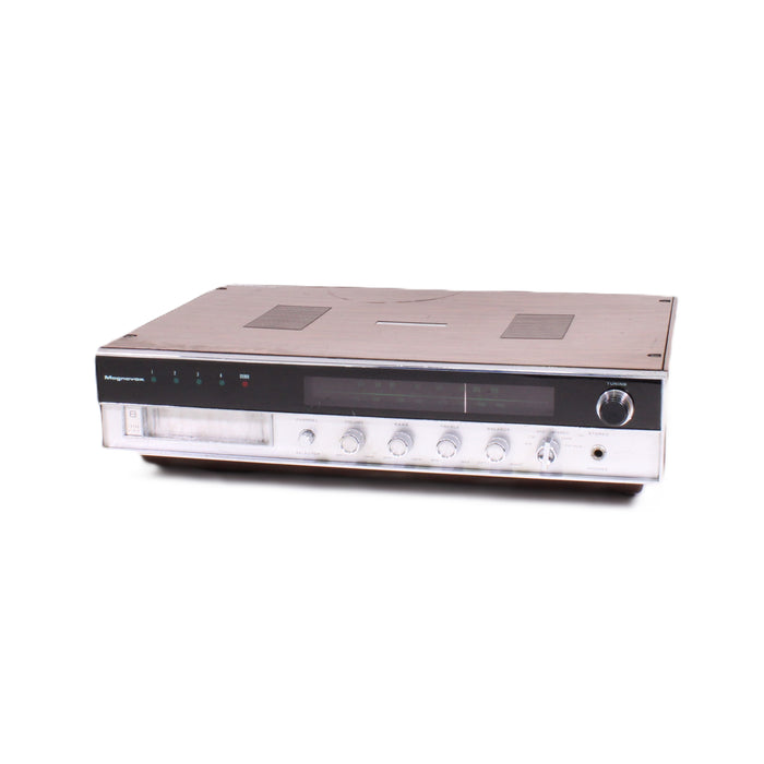 Magnavox 1V9053 AM/FM Stereo 8-Track Home Audio System Woodgrain with Phono-Radios-SpenCertified-vintage-refurbished-electronics