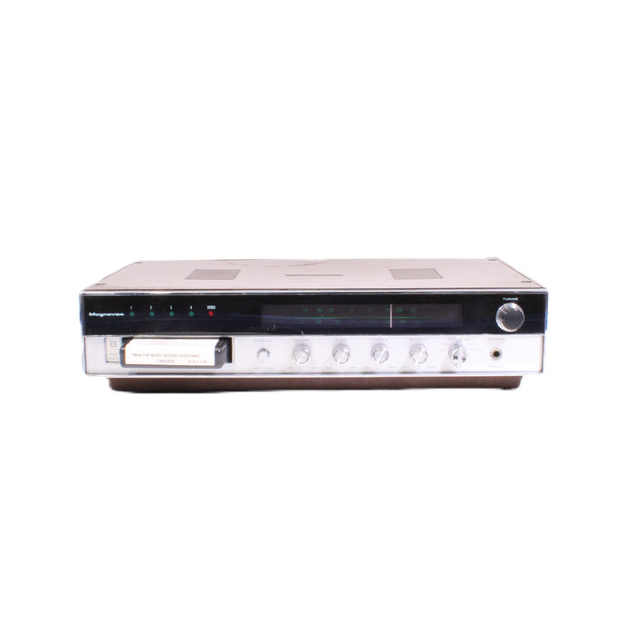 Magnavox 1V9053 AM/FM Stereo 8-Track Home Audio System Woodgrain with Phono-Radios-SpenCertified-vintage-refurbished-electronics