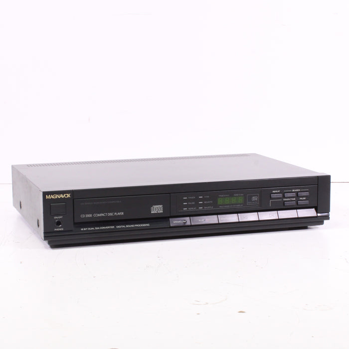 Magnavox CD2000 Compact CD Player with Dual D/A Converter-CD Players & Recorders-SpenCertified-vintage-refurbished-electronics