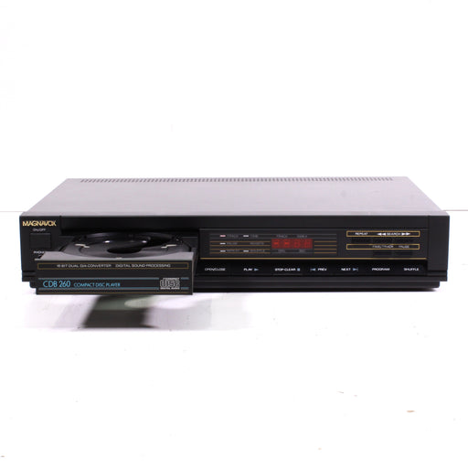 Magnavox CDB 260 Single-Disc CD Player 16 Bit Dual D/A Converter (1988)-CD Players & Recorders-SpenCertified-vintage-refurbished-electronics