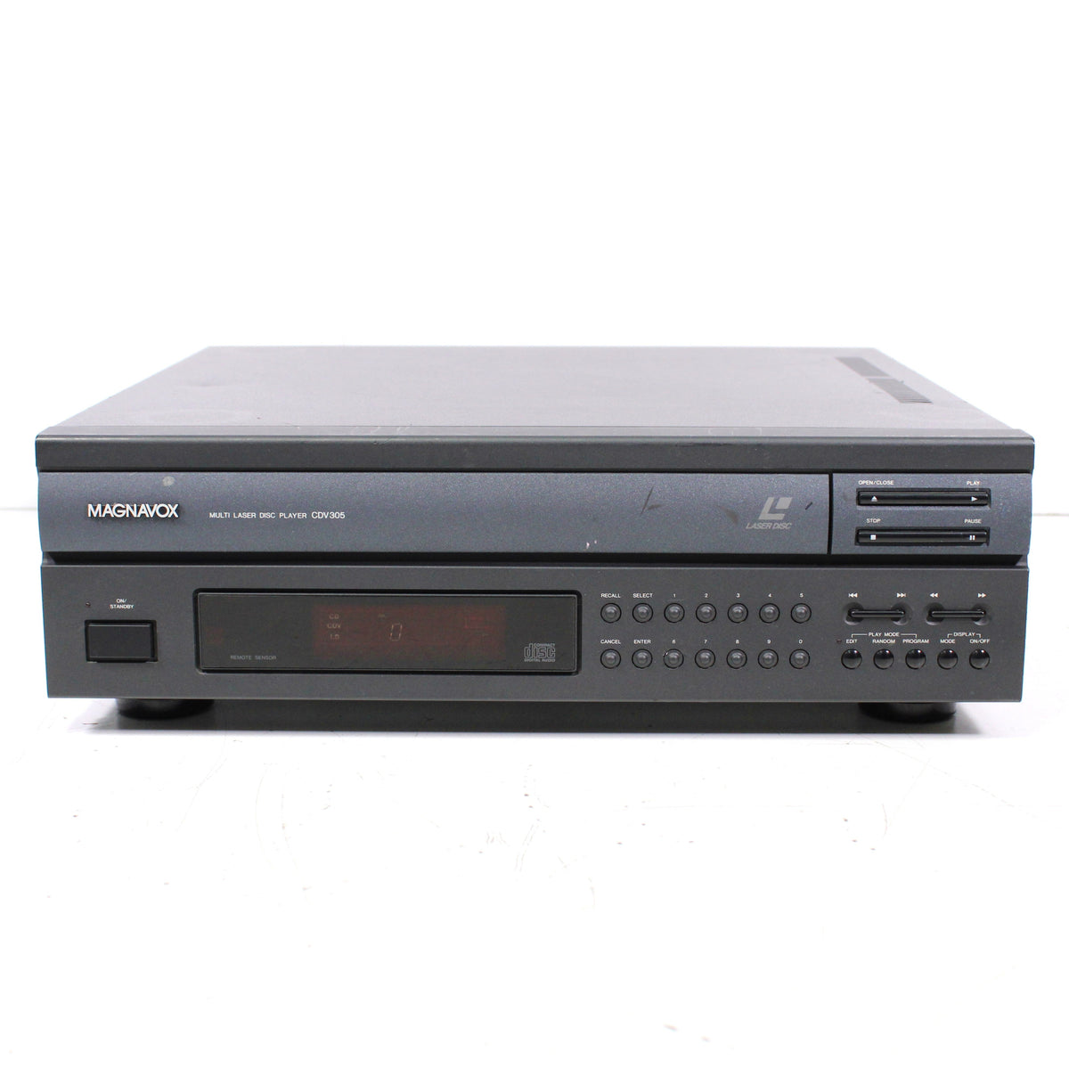 Magnavox CDV305 CD CDV LD LaserDisc Player Made in Japan (1990