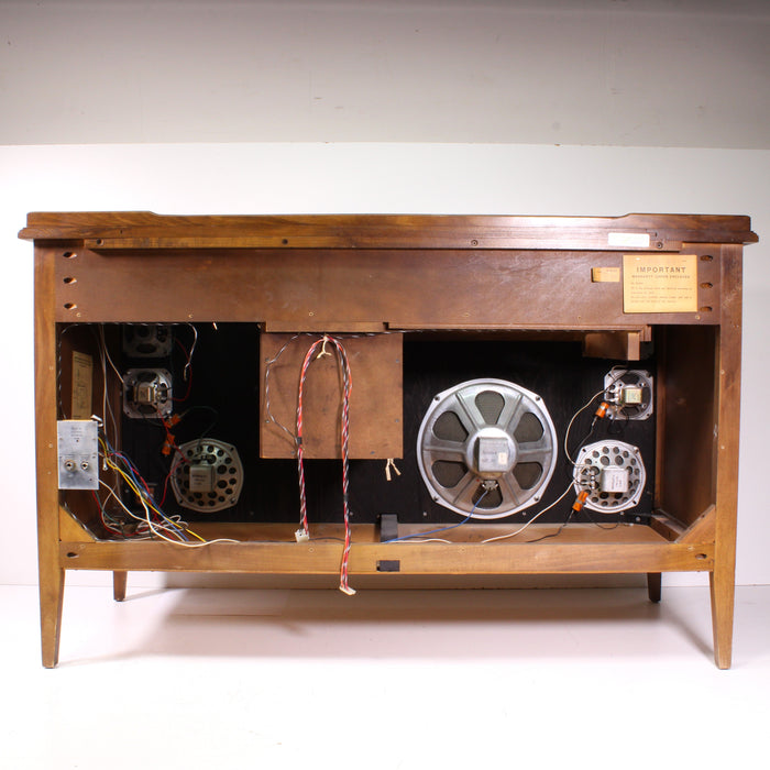 Magnavox H-M1351 Vintage Stereo Console Cabinet Only (PICKUP ONLY)-Turntables & Record Players-SpenCertified-vintage-refurbished-electronics