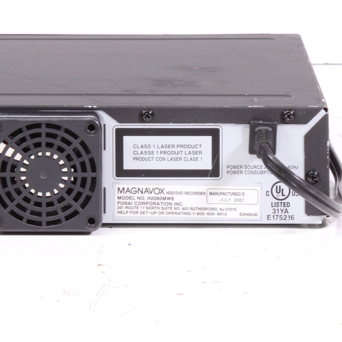 Magnavox H2080MW8 HDD DVD Recorder S-Video (2007)-DVD Recorders-SpenCertified-vintage-refurbished-electronics