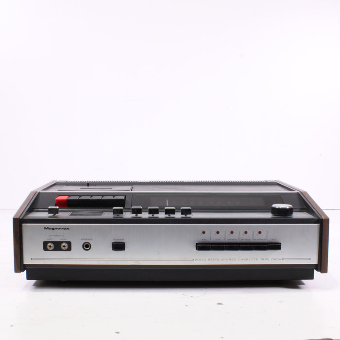 Magnavox IV9062 Solid State AM FM Stereo Cassette Tape Deck-Cassette Players & Recorders-SpenCertified-vintage-refurbished-electronics