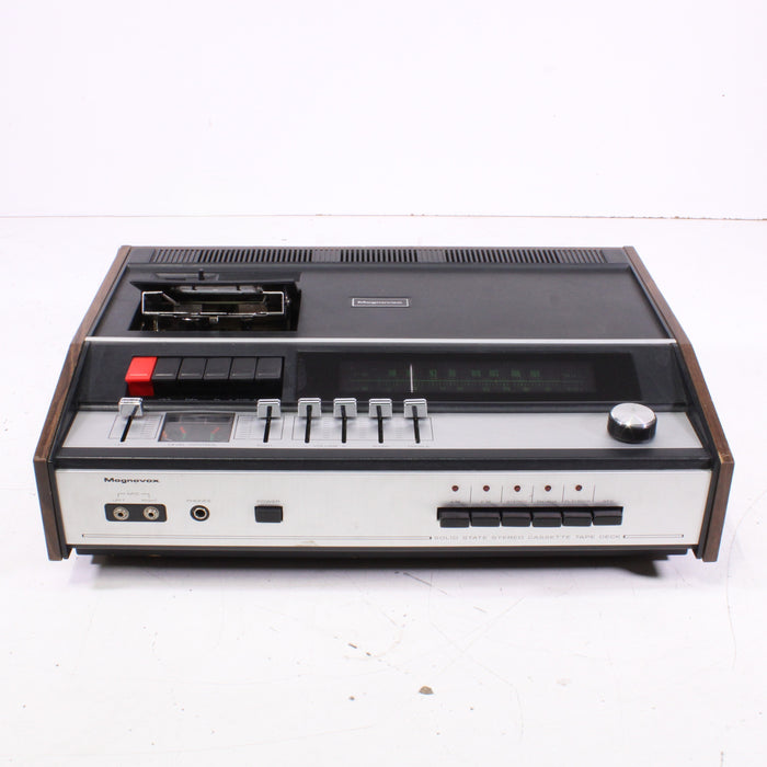 Magnavox IV9062 Solid State AM FM Stereo Cassette Tape Deck-Cassette Players & Recorders-SpenCertified-vintage-refurbished-electronics