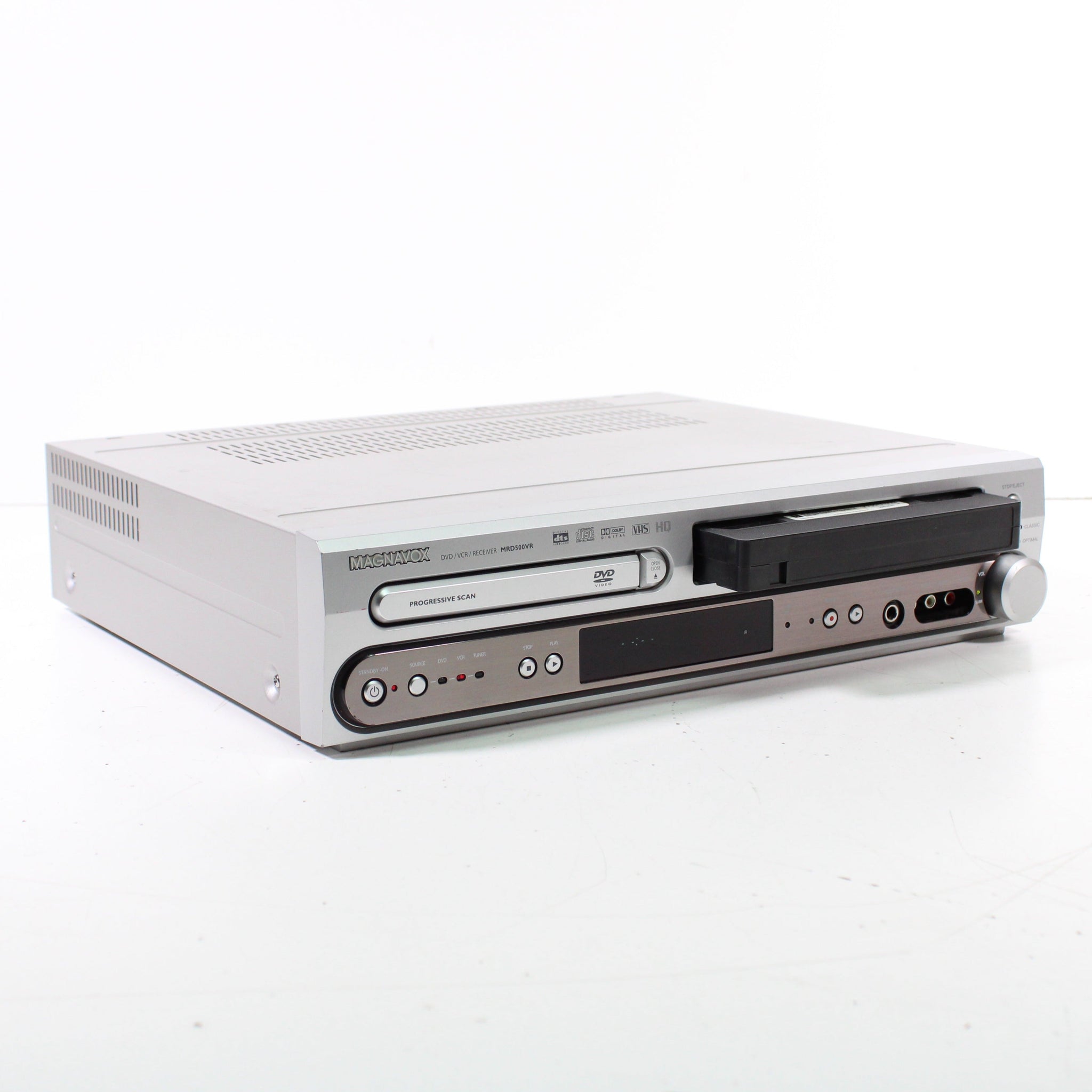Magnavox MRD500VR DVD VCR Receiver Triple Combo Player