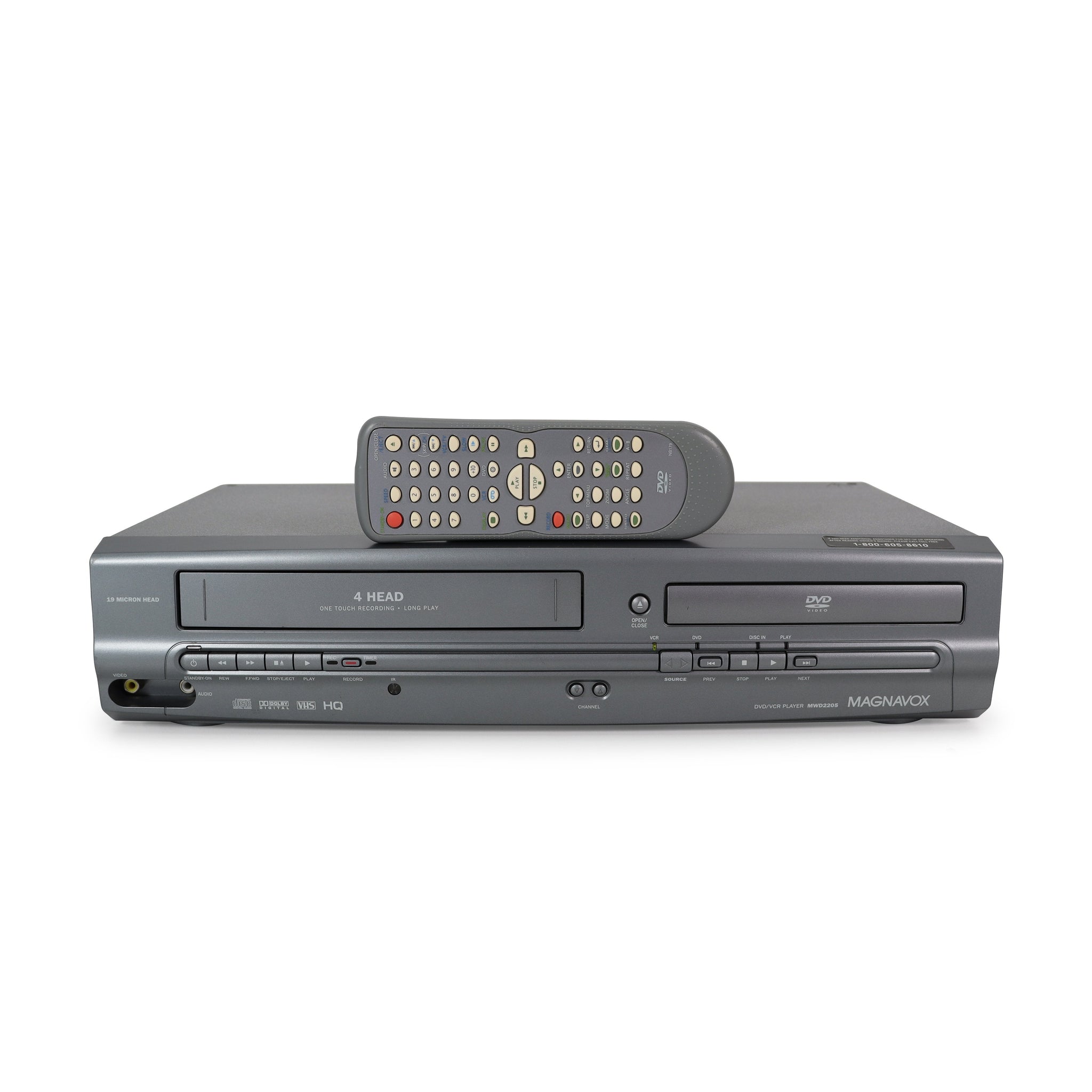Magnavox MWD2205 DVD VCR Combo Player w/ Built-in Analog Tuner ...